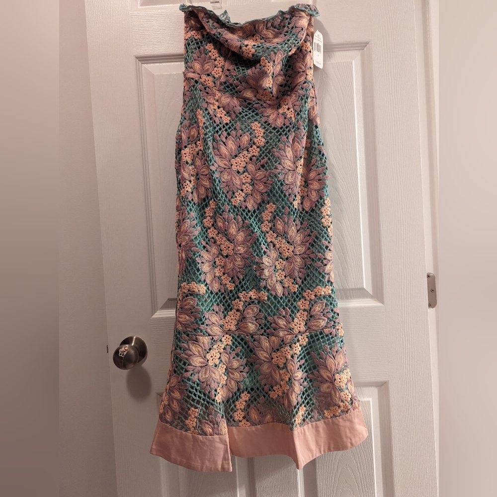 New with tags Foxiedox Jasmine Strapless Lace Midi Dress